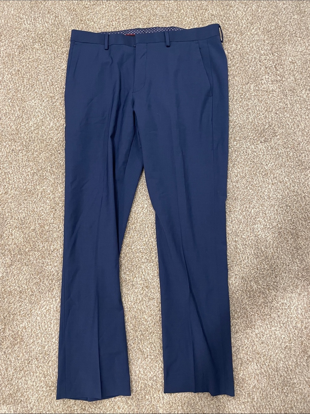 Murano Men’s Navy Dress Pants - Slim Tailored Style